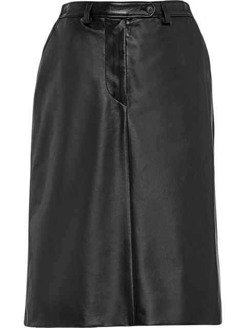 Prada straight-fit knee-length skirt - Black - zdjęcie produktu nr 1