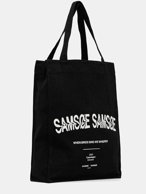 Samsoe Samsoe torebka bawełniana SAPRINT - zdjęcie produktu nr 1