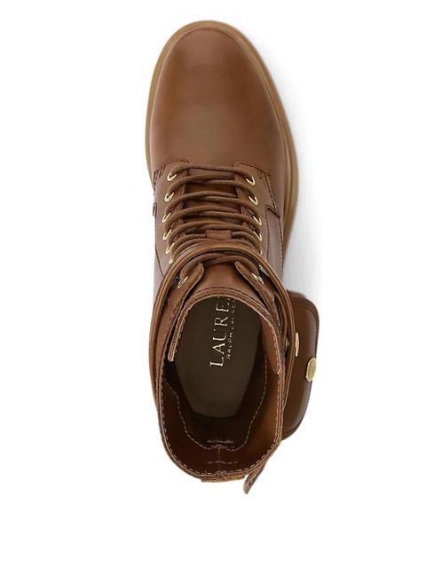 Lauren Ralph Lauren Cammie lace-up pocket boots - Brown