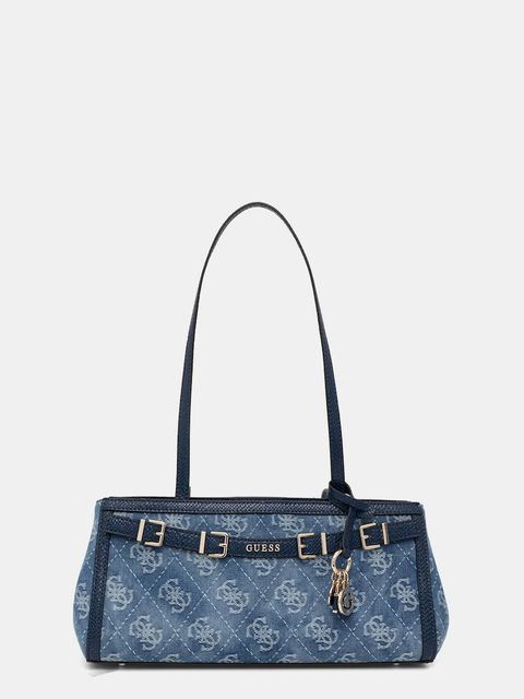 Guess torebka bagietka damska jeansowa DOVIE - zdjęcie produktu nr 2