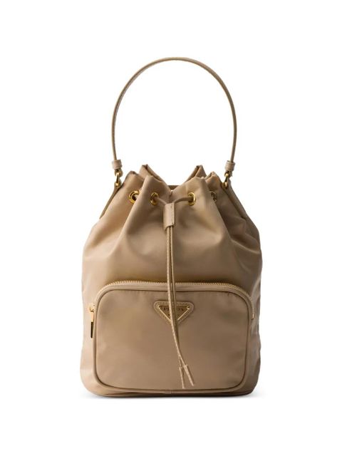Prada Duet Re-Nylon bucket bag - Neutrals - zdjęcie produktu nr 1