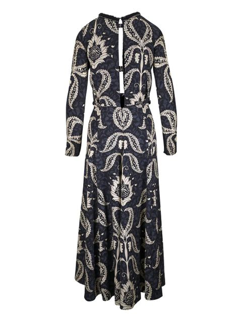 Johanna Ortiz floral midi dress - Blue - zdjęcie produktu nr 2