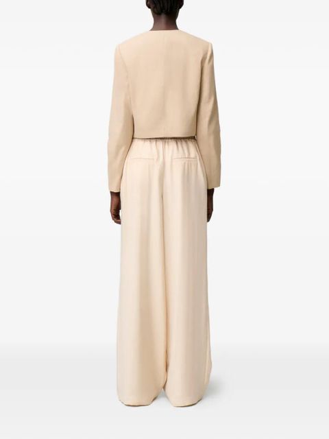 Claudie Pierlot drawstring-fastening tailored trousers - Neutrals
