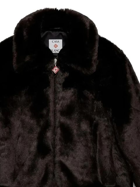 Casablanca Paris faux-fur jacket - Black