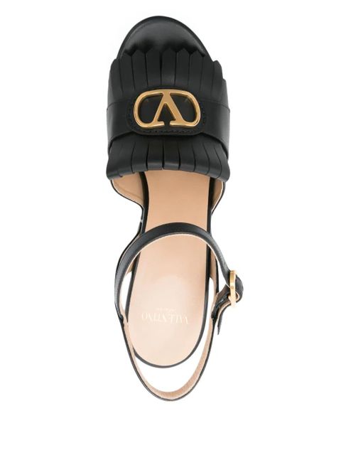 Valentino Garavani 115mm VLogo sandals - Black