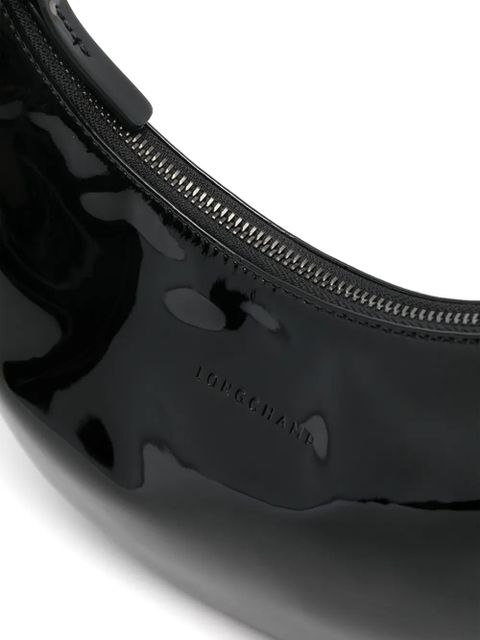 Longchamp Roseau Essential S leather shoulder bag - Black