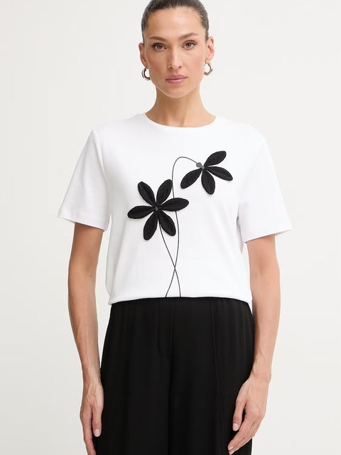 Morgan T-shirt damski bawełniany - zdjęcie produktu nr 2