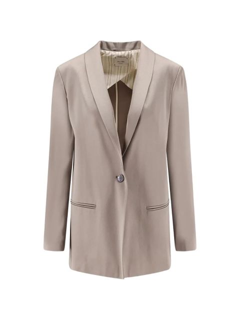Alysi single-breasted blazer - Neutrals - zdjęcie produktu nr 1