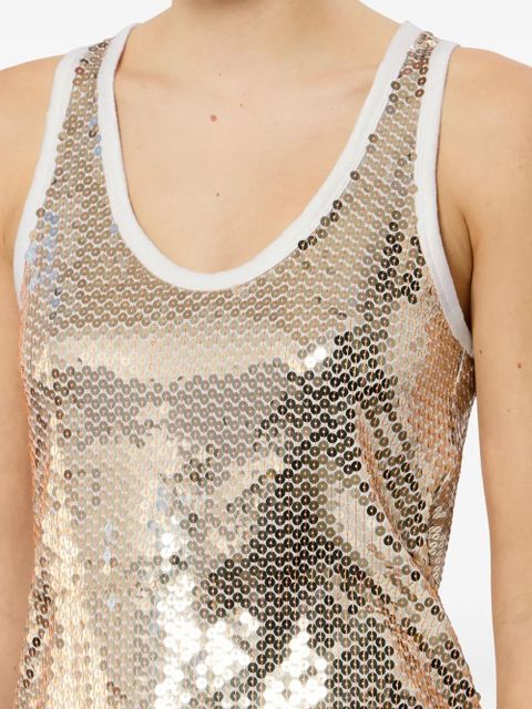 ISABEL MARANT Renelle top - Gold