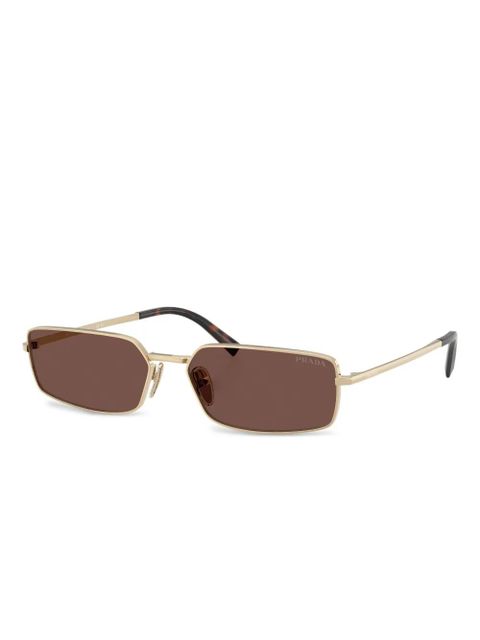 Prada Eyewear rectangular-frame sunglasses - Gold