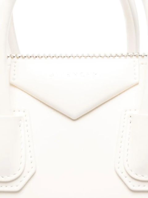 Givenchy mini Antigona leather tote bag - White - zdjęcie produktu nr 2