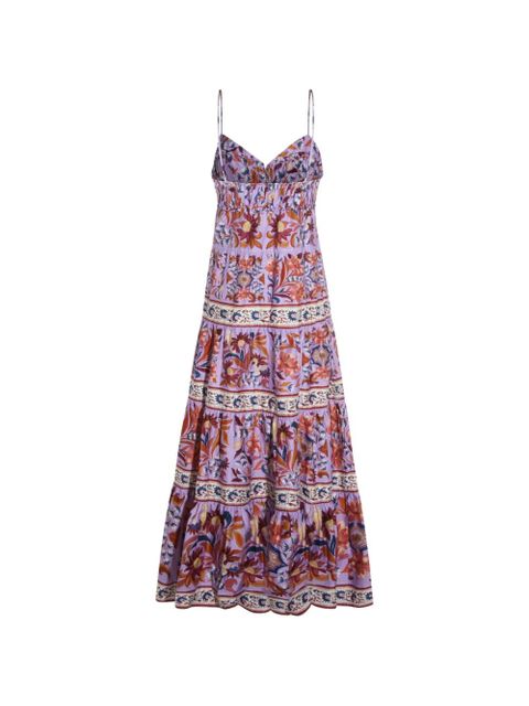 FARM Rio button floral dress - Purple - zdjęcie produktu nr 2