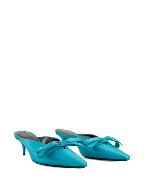 Balenciaga 65mm Nano Bow heeled mules - Blue