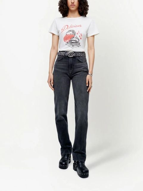 RE/DONE 70s high-waisted straight-leg jeans - Black - zdjęcie produktu nr 2