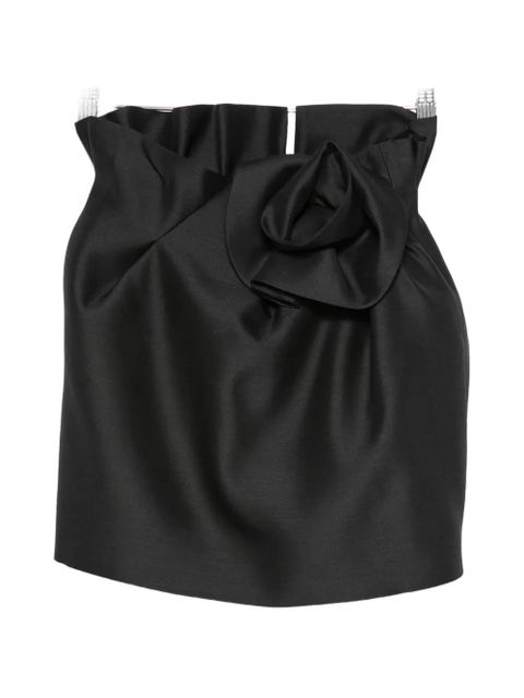Magda Butrym flower-detail skirt - Black - zdjęcie produktu nr 1