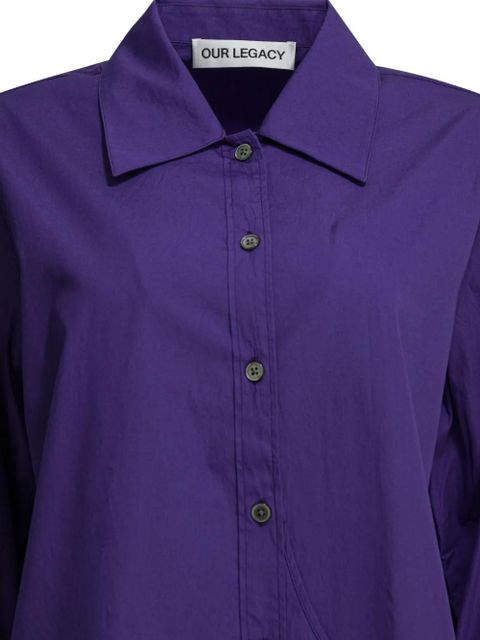 OUR LEGACY button blouse - Blue