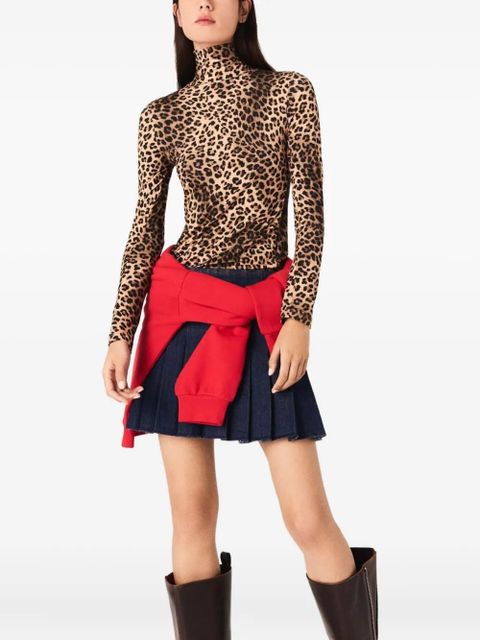 Maje leopard-print T-shirt - Brown - zdjęcie produktu nr 2