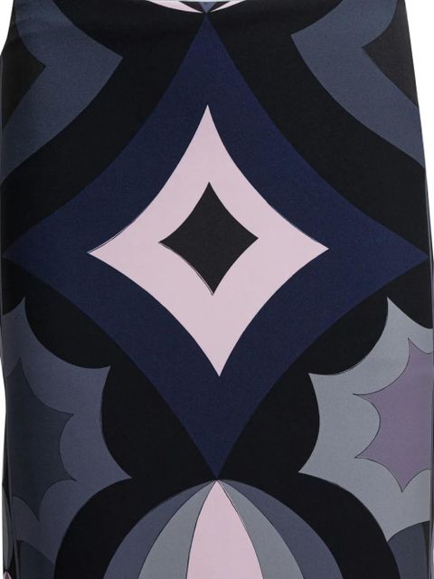 PUCCI Collane-print maxi skirt - Black