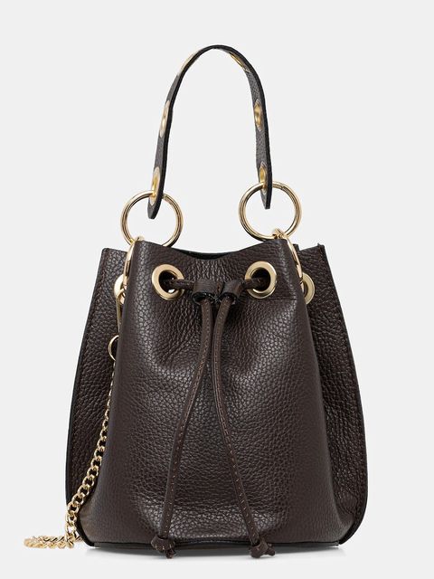 Answear.LAB torebka skórzana kolor brązowy - zdjęcie produktu nr 1