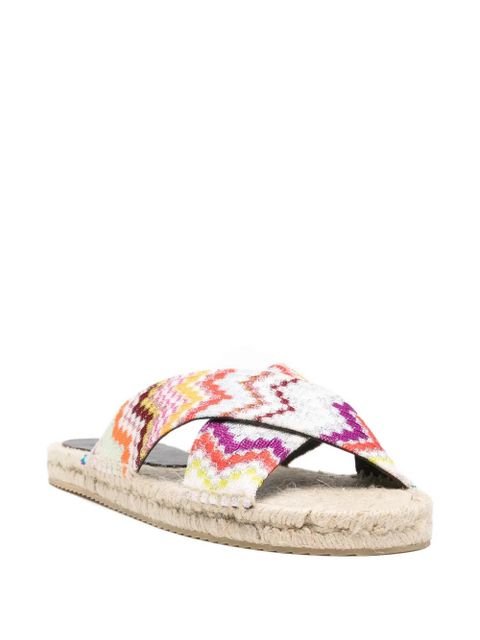 Missoni criss-cross espadrilles - White - zdjęcie produktu nr 2