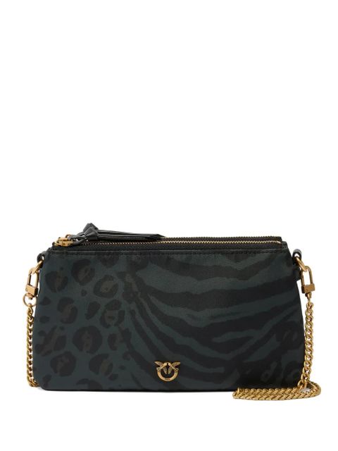 PINKO animal-print zip clutch bag - Black - zdjęcie produktu nr 1