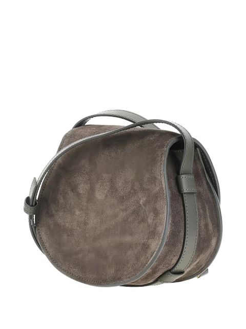 Chloé small Marcie suede shoulder bag - Grey - zdjęcie produktu nr 2