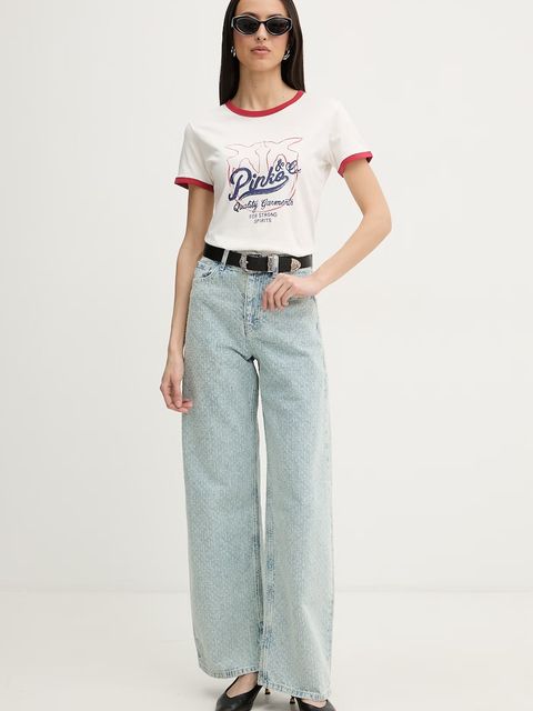 Pinko t-shirt damski bawełniany - zdjęcie produktu nr 1