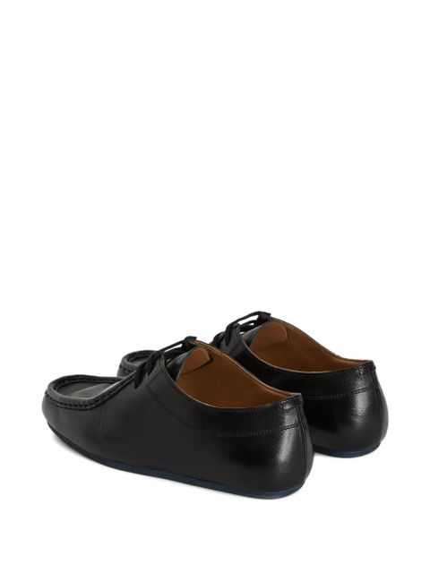 Jil Sander lace-up leather Derby shoes - Black