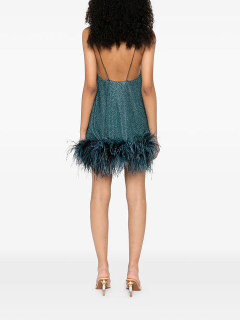 Oséree V-neck mini dress - Blue