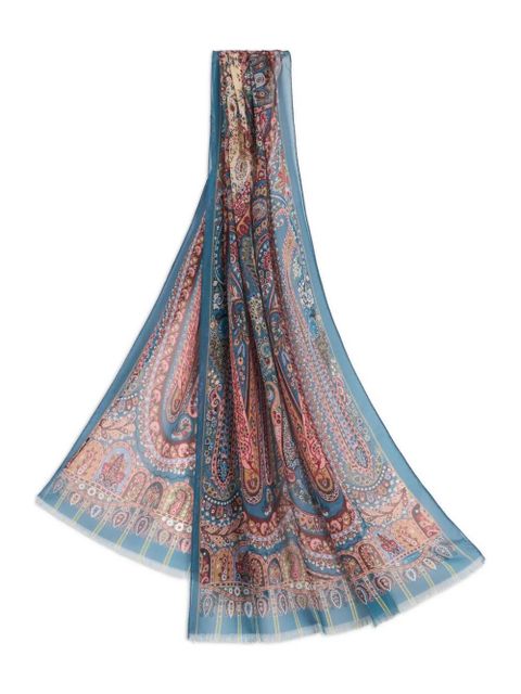 ETRO paisley-print scarf - Blue - zdjęcie produktu nr 2