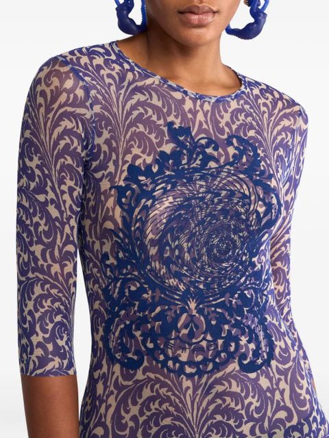 ETRO tulle dress - Blue