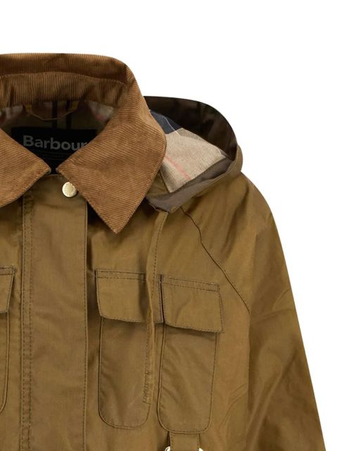 Barbour Liza corduroy-collar hooded jacket - Brown - zdjęcie produktu nr 2