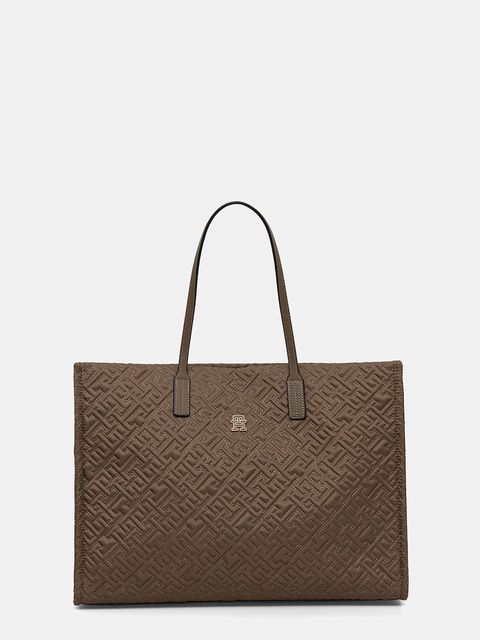 Tommy Hilfiger torebka kolor beżowy AW0AW18163 - zdjęcie produktu nr 1