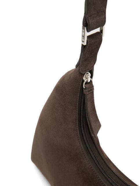 BY FAR large Amber structured silhouette shoulder bag - Brown