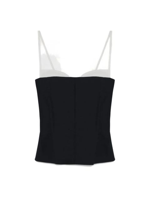 Simkhai sweetheart-neck top - Black - zdjęcie produktu nr 2