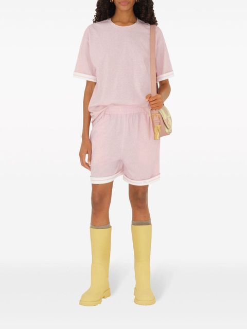 Burberry EKD-print cotton T-shirt - Pink