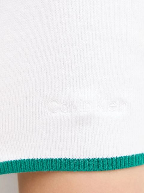Calvin Klein Jeans polo damski kolor biały LV044D304G