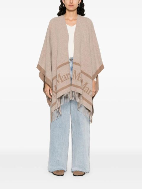 Max Mara Hilde cape - Neutrals
