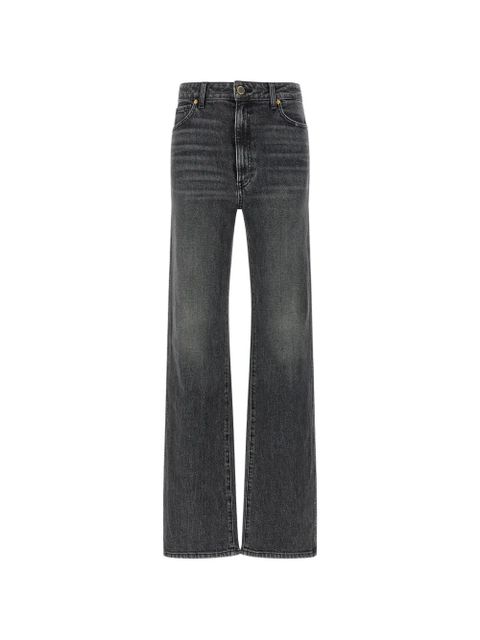 KHAITE Stonewashed straight jeans - Grey - zdjęcie produktu nr 1