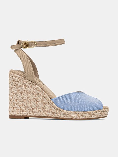 Tommy Hilfiger sandały CHAMBRAY HIGH WEDGE ESPADRILLE - zdjęcie produktu nr 2