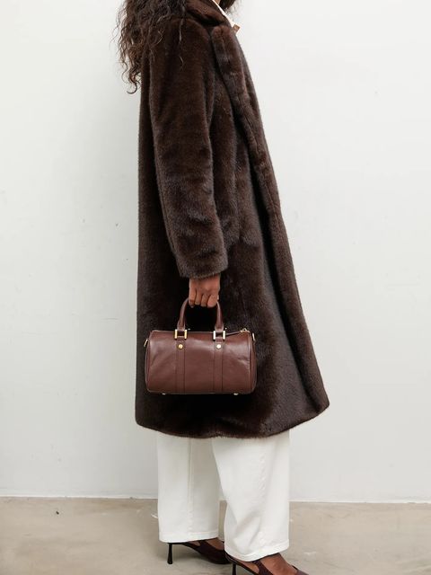 Answear.LAB płaszcz kolor brązowy