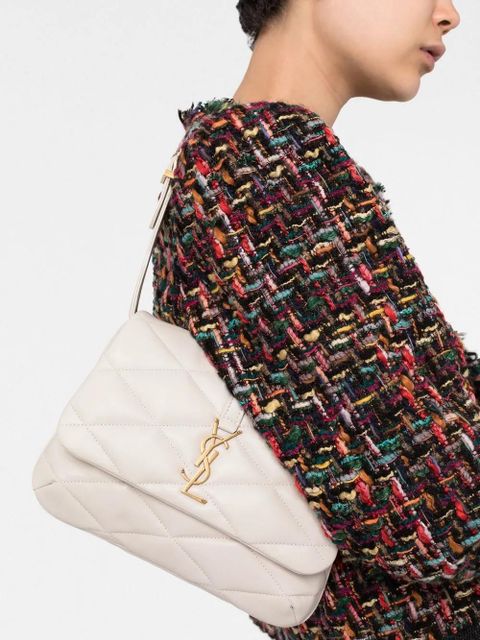 Saint Laurent Le 57 quilted shoulder bag - Neutrals - zdjęcie produktu nr 2