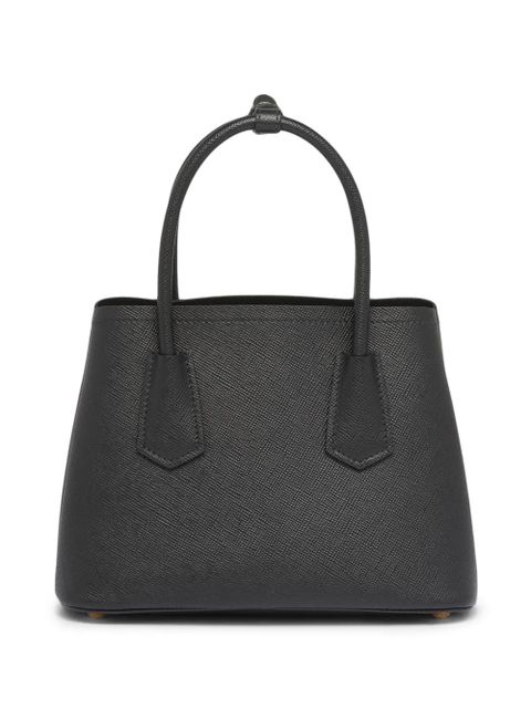 Prada Double Saffiano leather tote bag - Black