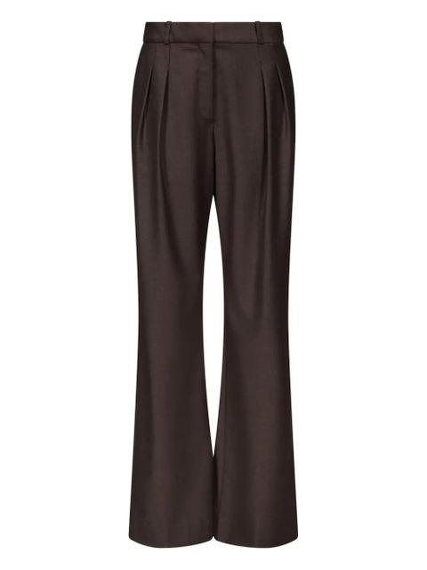 LouLou de Saison pleated straight-leg trousers - Black - zdjęcie produktu nr 1