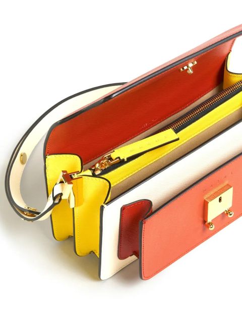 Marni Trunk leather shoulder bag - Neutrals