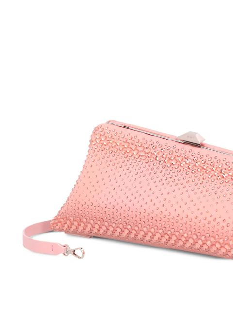 The Attico Long Night crystal-embellished clutch bag - Pink - zdjęcie produktu nr 2