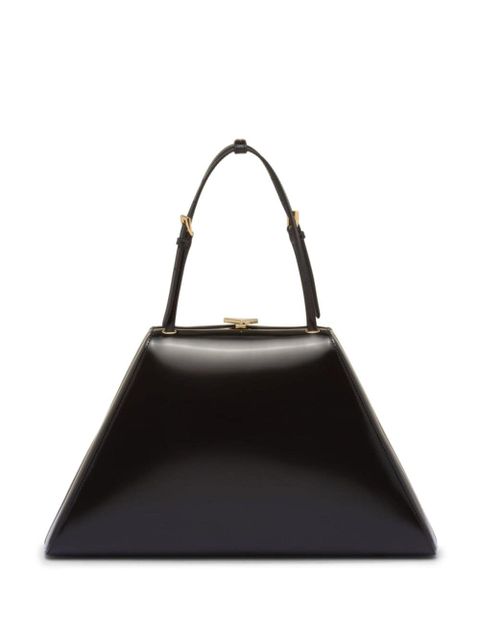 Prada patent-leather tote bag - Black - zdjęcie produktu nr 1