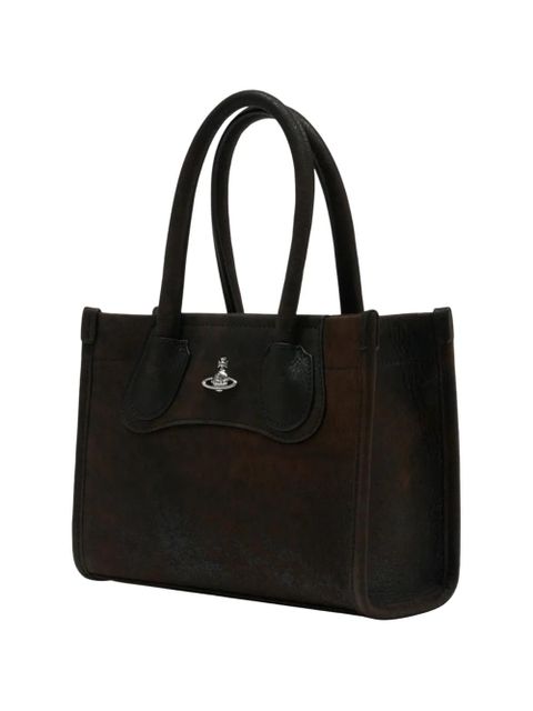 Vivienne Westwood small Troy removable chain tote bag - Brown - zdjęcie produktu nr 2