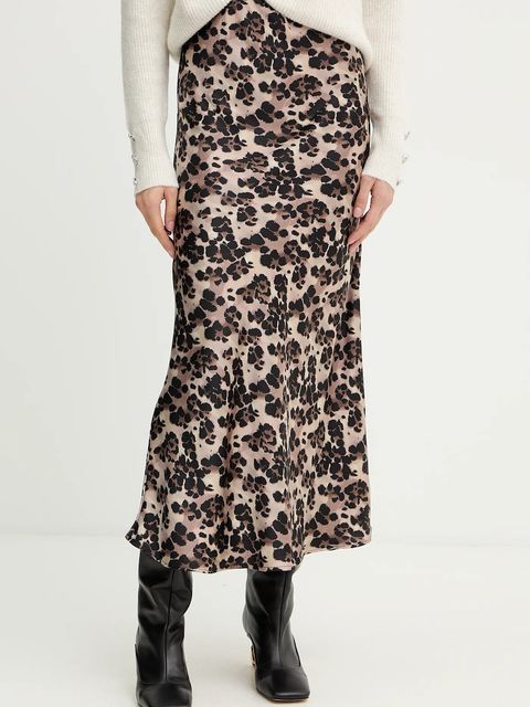 Morgan spódnica kolor brązowy midi prosta JLEOL.F - zdjęcie produktu nr 1