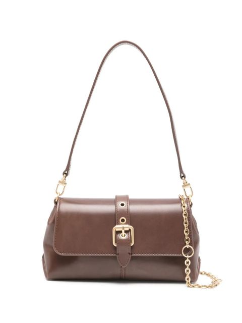 Maje buckle chain leather shoulder bag - Brown - zdjęcie produktu nr 1